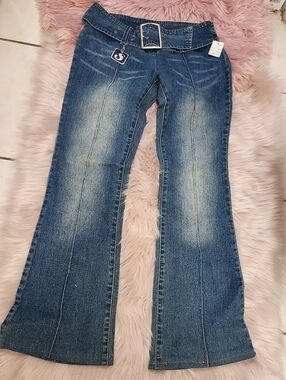 VINTAGE Y2K NWT SEDUCTION JEANS LOW RISE BOOTCUT DENIM JEANS-1